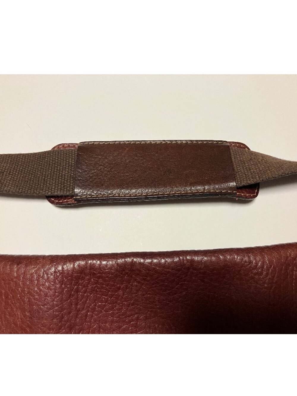 Marco Buggiani Purse, Italian Leather, Maroon/Burgundy, Large - Picture 5 of 13